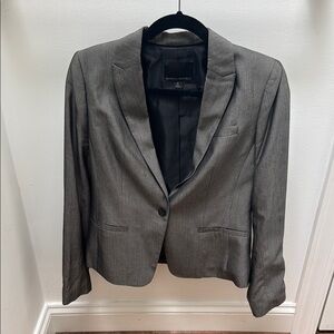 Banana Republic Gray Women's Blazer Suit Jacket size 4